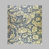 'Batchelor's Button' wallpaper design by William Morris, produced by Morris & Co in 1892..jpg